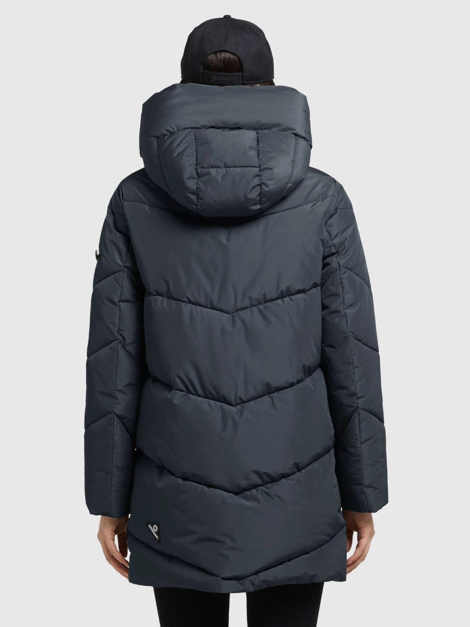 Khujo Vestes Dhiver Veste D’hiver Jordis 4 Femme Bleu Foncé 4 Khujo Vestes Dhiver Veste D’hiver Jordis 4 Femme Bleu Foncé - Image 4