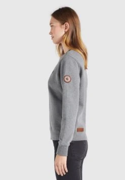 Khujo Sweats Sweat-shirt Lisel Femme Gris 10 Khujo Sweats Sweat-shirt Lisel Femme Gris -Khujo Boutique ce3c3446eb5fcd1540c251aeb4bea6ac