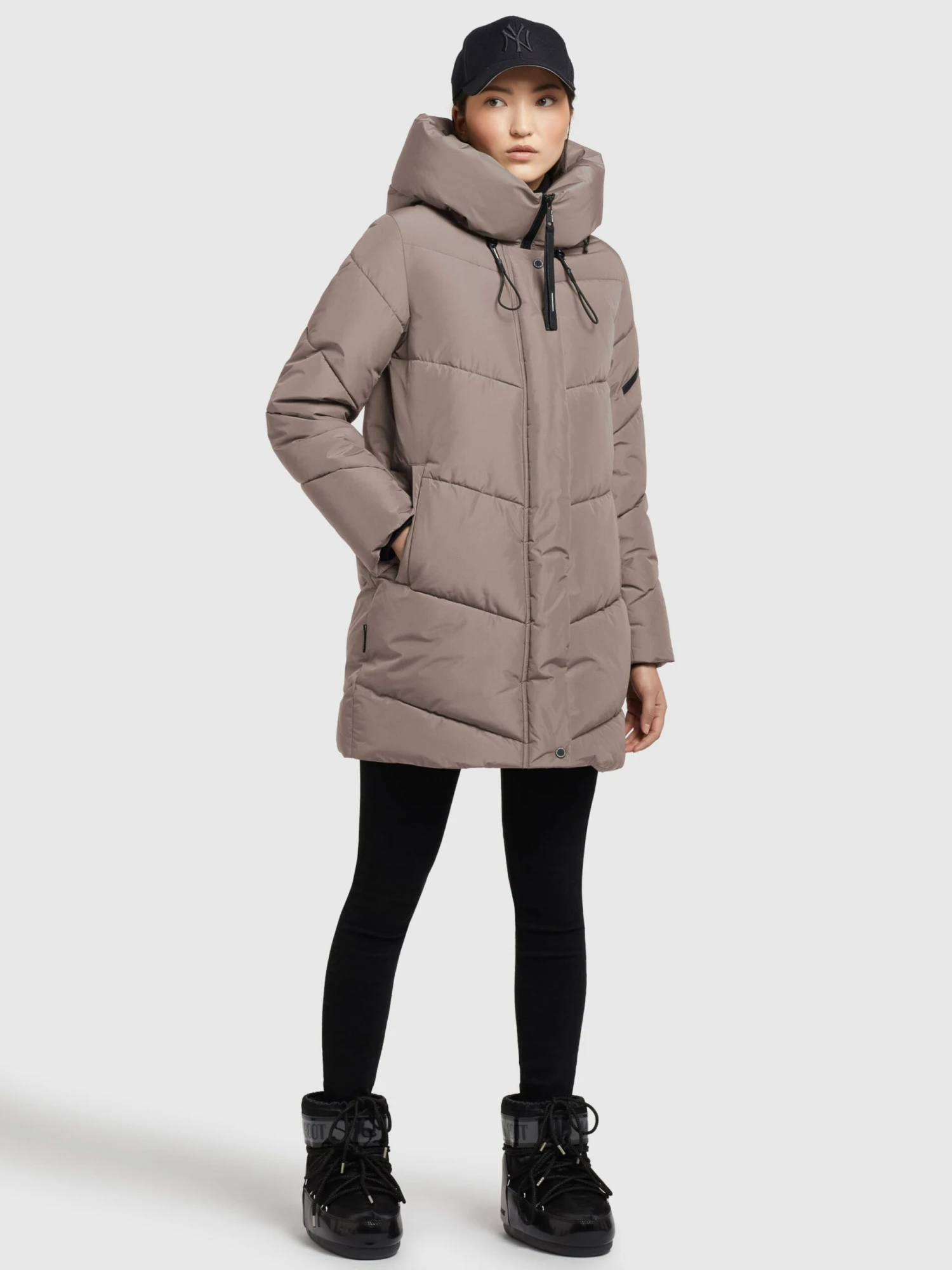 Khujo Vestes Dhiver Veste D’hiver Jordis 4 Femme Taupe 6 Khujo Vestes Dhiver Veste D’hiver Jordis 4 Femme Taupe - Image 6