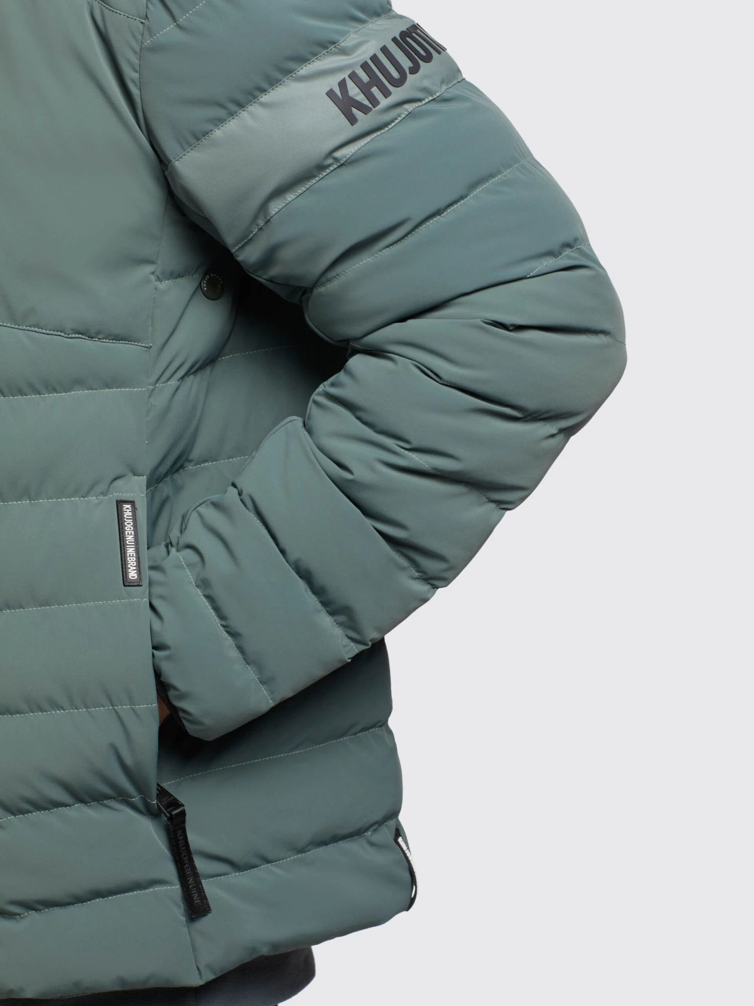 Khujo Vestes De Mi-saison Veste Mi-saison Percy Matt Homme Jade 7 Khujo Vestes De Mi-saison Veste Mi-saison Percy Matt Homme Jade - Image 7