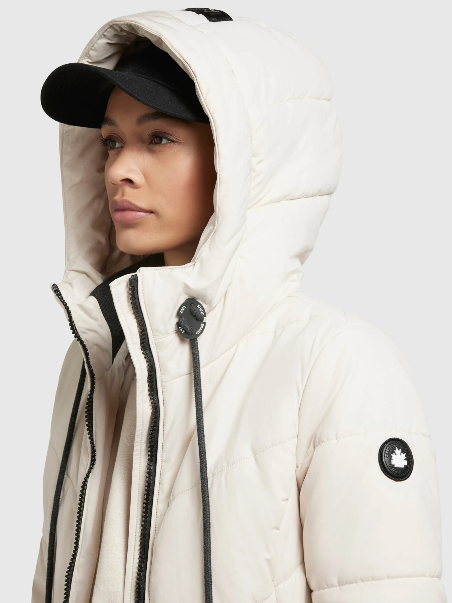 Khujo Manteaux Dhiver Manteau D’hiver Aribay 3 Femme Blanc Cassé 7 Khujo Manteaux Dhiver Manteau D’hiver Aribay 3 Femme Blanc Cassé - Image 7