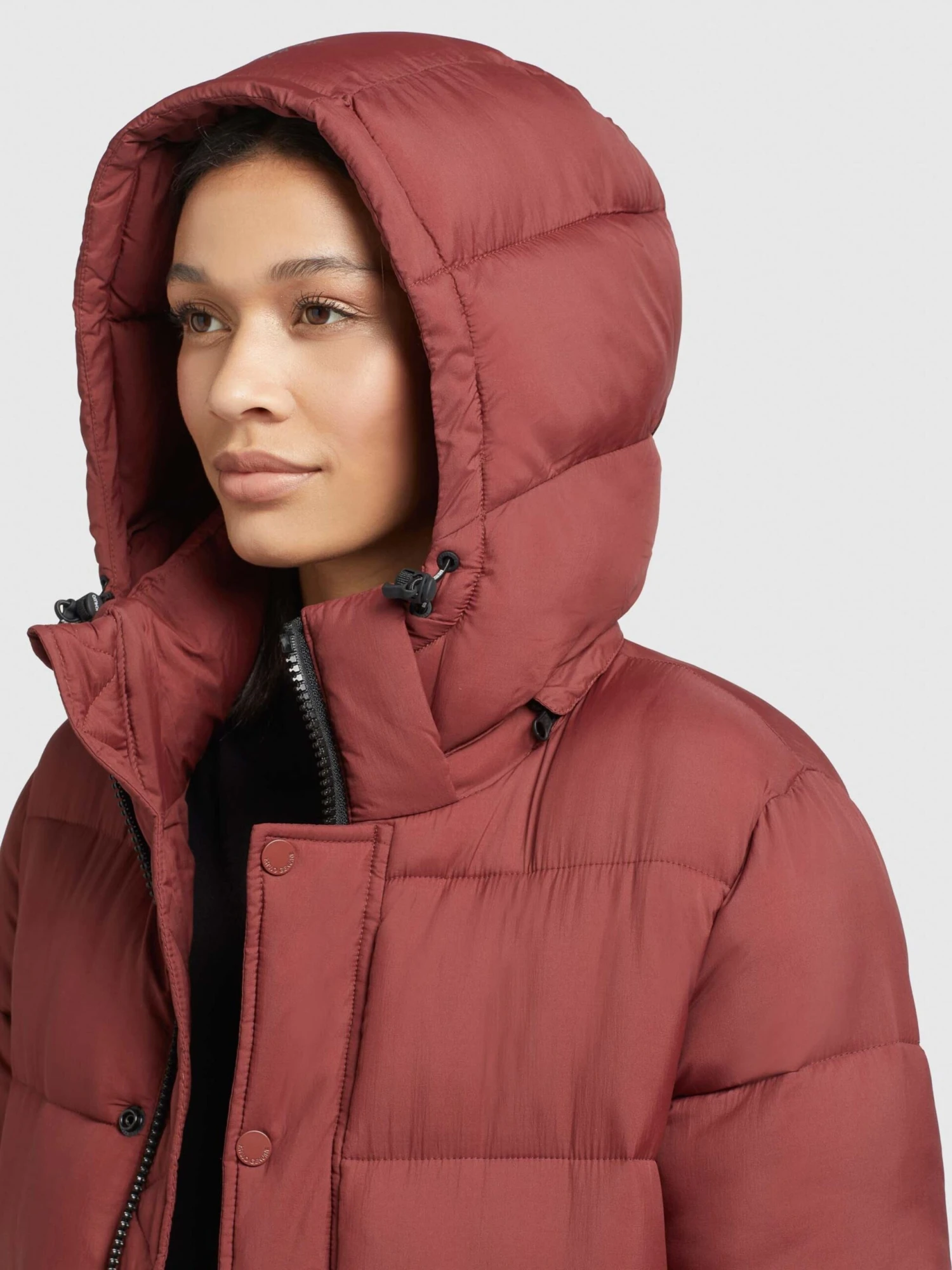 Khujo Manteaux Dhiver Manteau D’hiver Corinna Femme Rouge Rouille 7 Khujo Manteaux Dhiver Manteau D’hiver Corinna Femme Rouge Rouille - Image 7