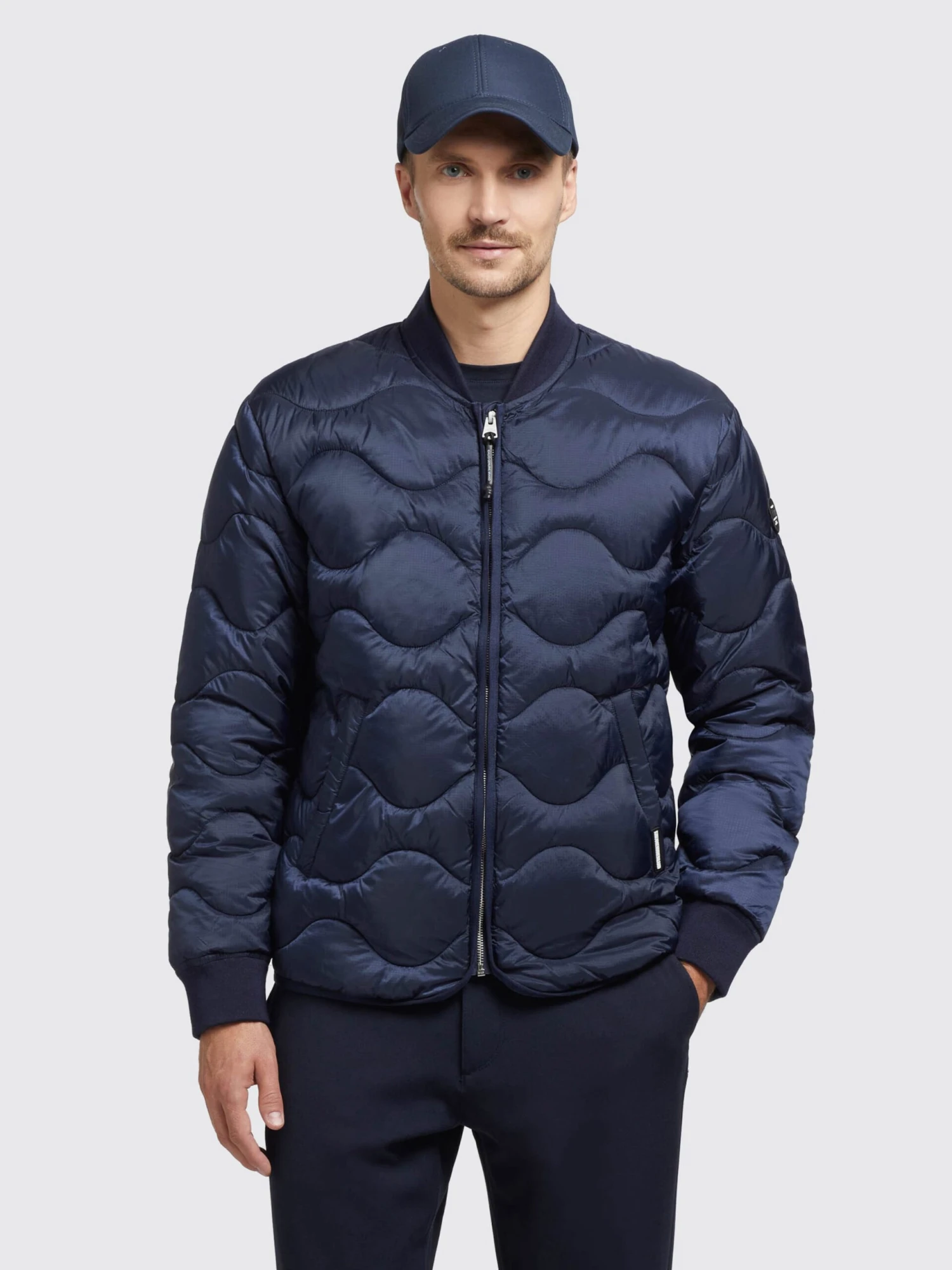 Khujo Vestes De Mi-saison Veste Mi-saison Picco Homme Bleu Marine 2 Khujo Vestes De Mi-saison Veste Mi-saison Picco Homme Bleu Marine - Image 2