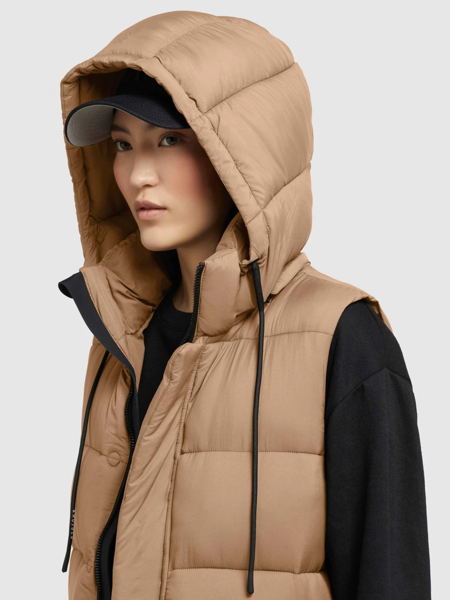 Khujo Vestes Sans Manches Gilet Tourin Femme Noisette 7 Khujo Vestes Sans Manches Gilet Tourin Femme Noisette - Image 7