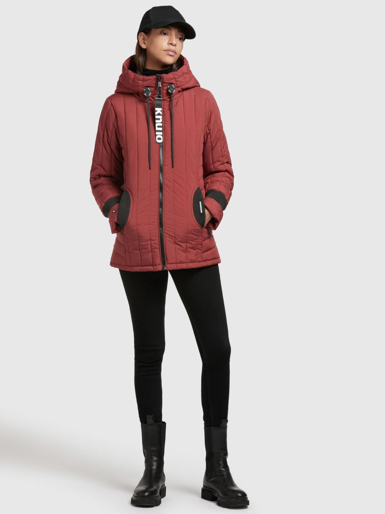 Khujo Vestes Dhiver Veste D’hiver Tweety Femme Rouge Rouille 3 Khujo Vestes Dhiver Veste D’hiver Tweety Femme Rouge Rouille - Image 3