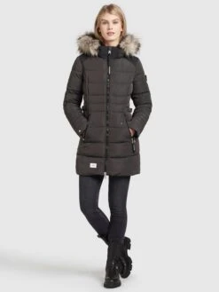 Khujo Manteaux Dhiver Manteau D’hiver Amaray Femme Anthracite 8 Khujo Manteaux Dhiver Manteau D’hiver Amaray Femme Anthracite -Khujo Boutique d1e8db6b60a74e47acc14e528a54d9b0