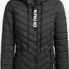Khujo Vestes Dhiver Veste D’hiver Patt Femme Noir