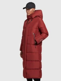 Khujo Manteaux Dhiver Manteau D’hiver Soulani Femme Rouge Rouille 12 Khujo Manteaux Dhiver Manteau D’hiver Soulani Femme Rouge Rouille -Khujo Boutique d2603ccd360b755f58a7438dc7ed309c