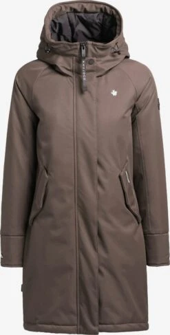 Khujo Parkas Parka Mi-saison LARIA Femme Marron