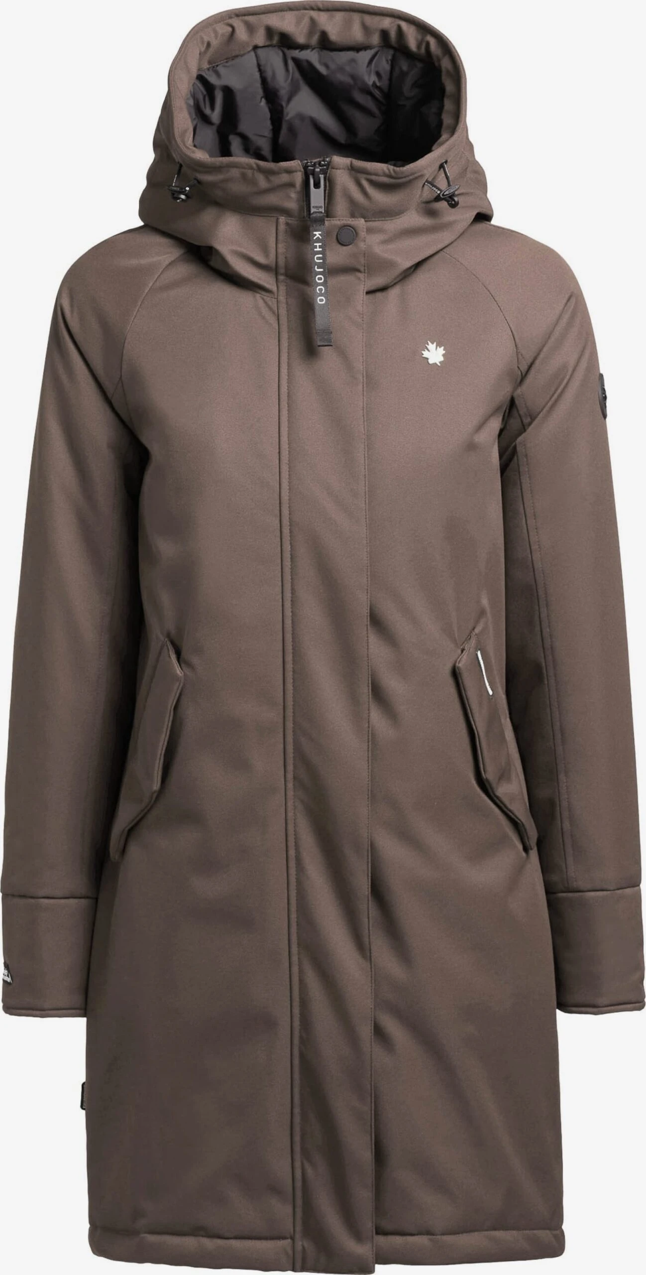 Khujo Parkas Parka Mi-saison LARIA Femme Marron 1 Khujo Parkas Parka Mi-saison LARIA Femme Marron