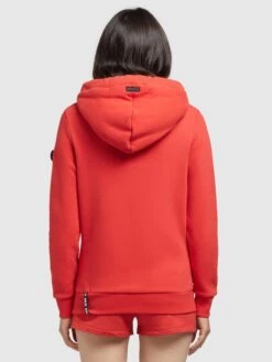 Khujo Sweats à Capuche Sweat-shirt Rhabea Femme Rouge Orangé 11 Khujo Sweats à Capuche Sweat-shirt Rhabea Femme Rouge Orangé -Khujo Boutique d3012883615bc97cdcb00eccc8cb2cd8