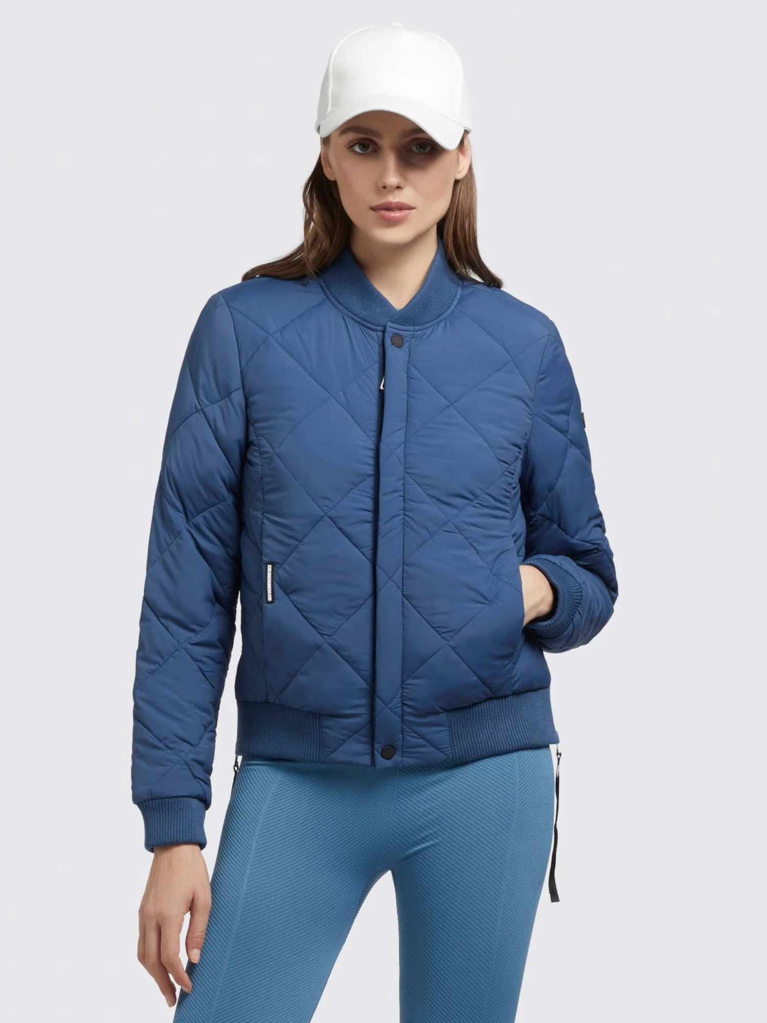 Khujo Vestes De Mi-saison Veste Mi-saison Leona Femme Bleu 2 Khujo Vestes De Mi-saison Veste Mi-saison Leona Femme Bleu - Image 2