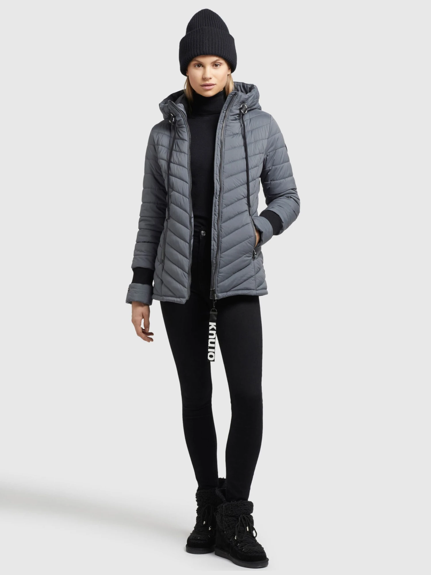 Khujo Vestes Dhiver Veste D’hiver Patt Femme Gris 6 Khujo Vestes Dhiver Veste D’hiver Patt Femme Gris - Image 6
