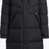 Khujo Manteaux Dhiver Manteau D’hiver Shimanta2 Femme Noir