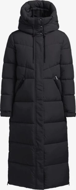 Khujo Manteaux Dhiver Manteau D’hiver Shimanta2 Femme Noir