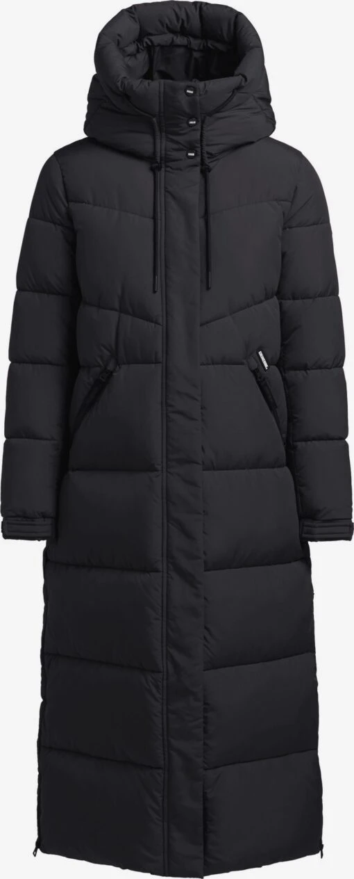 Khujo Manteaux Dhiver Manteau D’hiver Shimanta2 Femme Noir