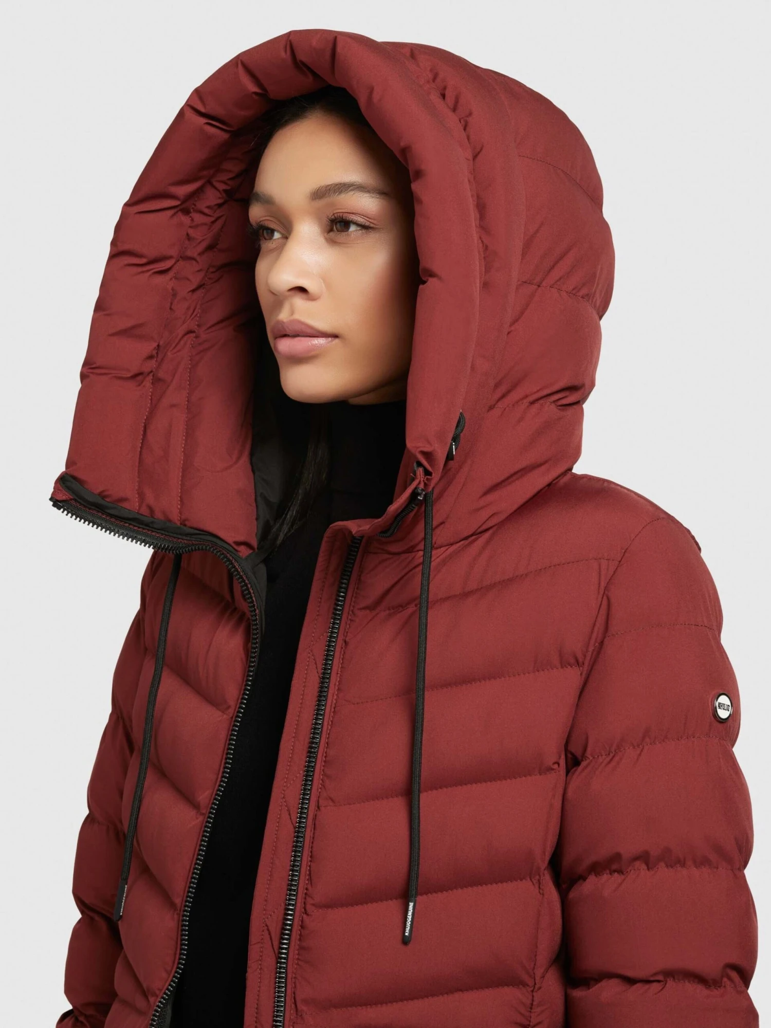 Khujo Manteaux Courts Manteau D’hiver Tuhani Femme Rouge Rouille 7 Khujo Manteaux Courts Manteau D’hiver Tuhani Femme Rouge Rouille - Image 7