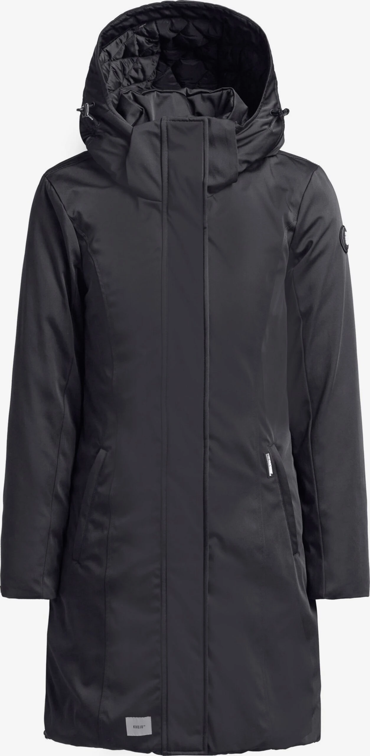 Khujo Manteaux Dhiver Manteau D’hiver Blossom Femme Noir 1 Khujo Manteaux Dhiver Manteau D’hiver Blossom Femme Noir