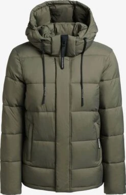 Khujo Vestes Dhiver Veste D’hiver Evona Femme Kaki