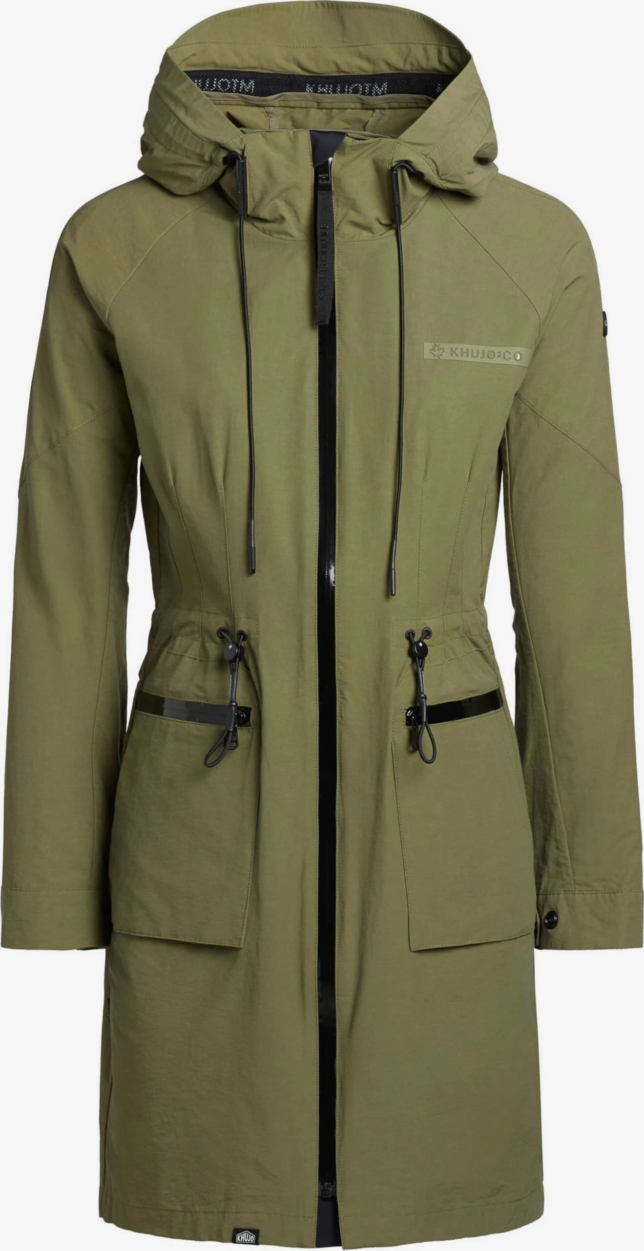 Khujo Parkas Parka Mi-saison Femme Olive 1 Khujo Parkas Parka Mi-saison Femme Olive