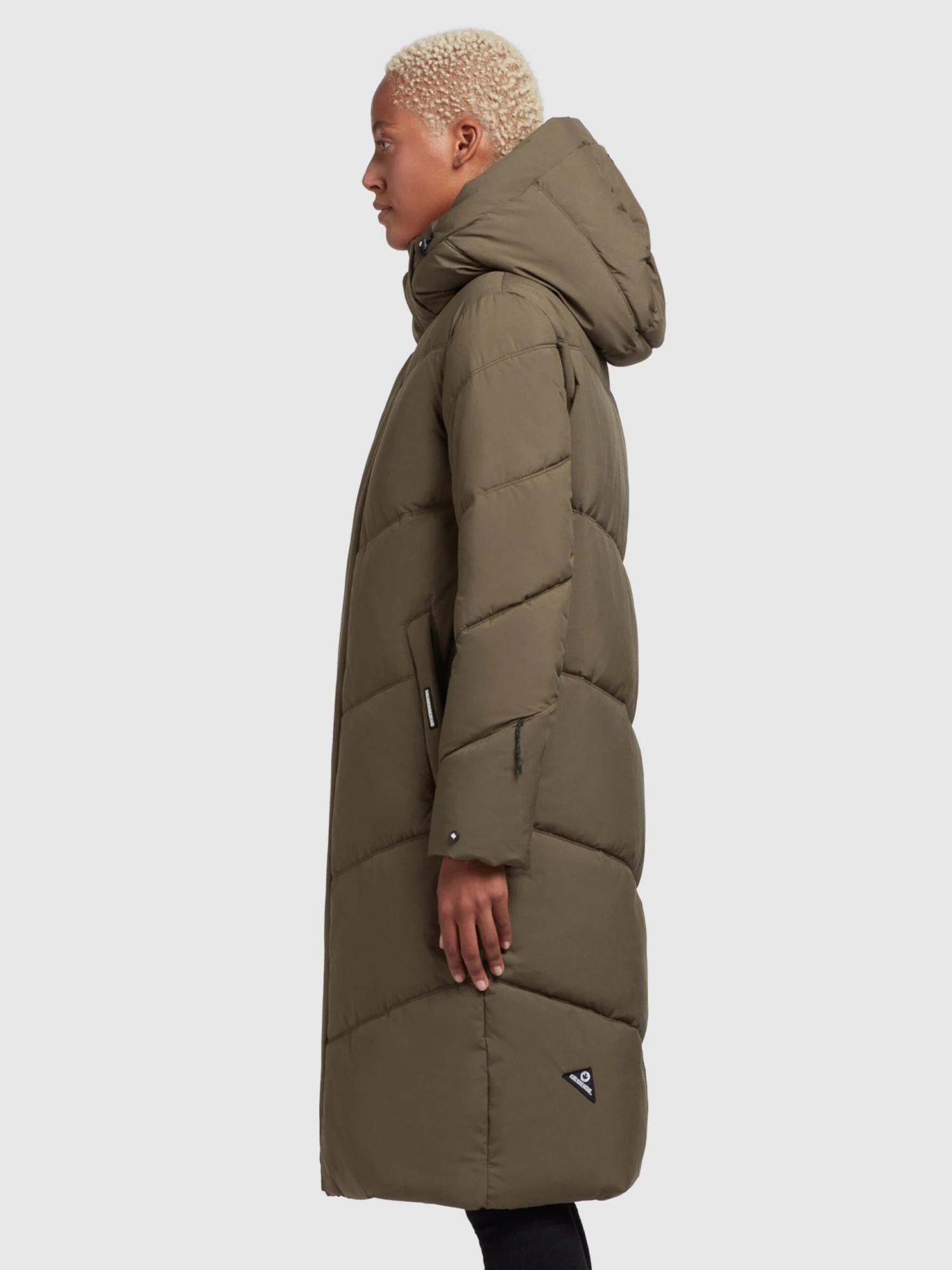 Khujo Manteaux Dhiver Manteau D’hiver Torino2 Femme Kaki 5 Khujo Manteaux Dhiver Manteau D’hiver Torino2 Femme Kaki - Image 5