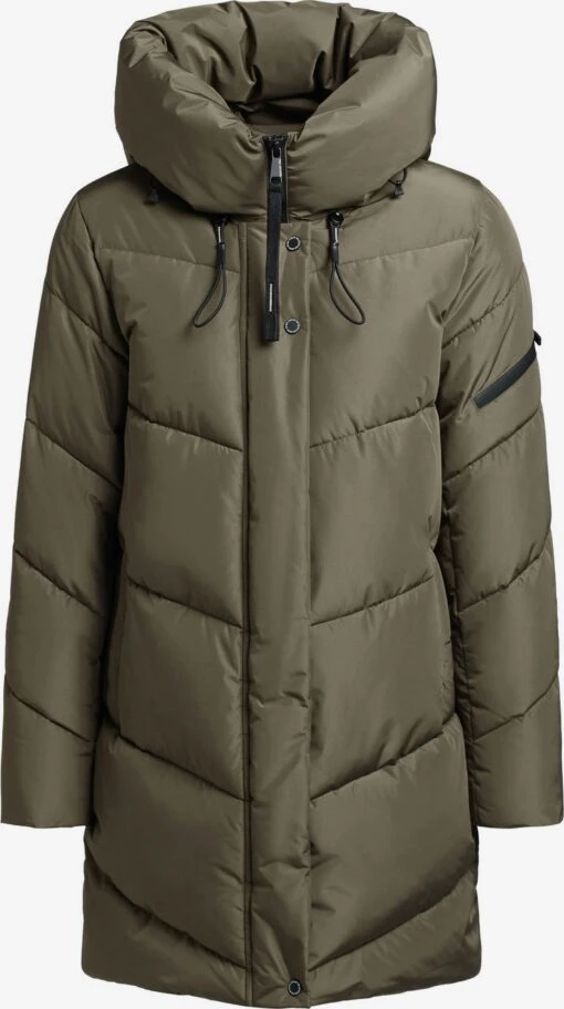 Khujo Vestes Dhiver Veste D’hiver Jordis Femme Kaki