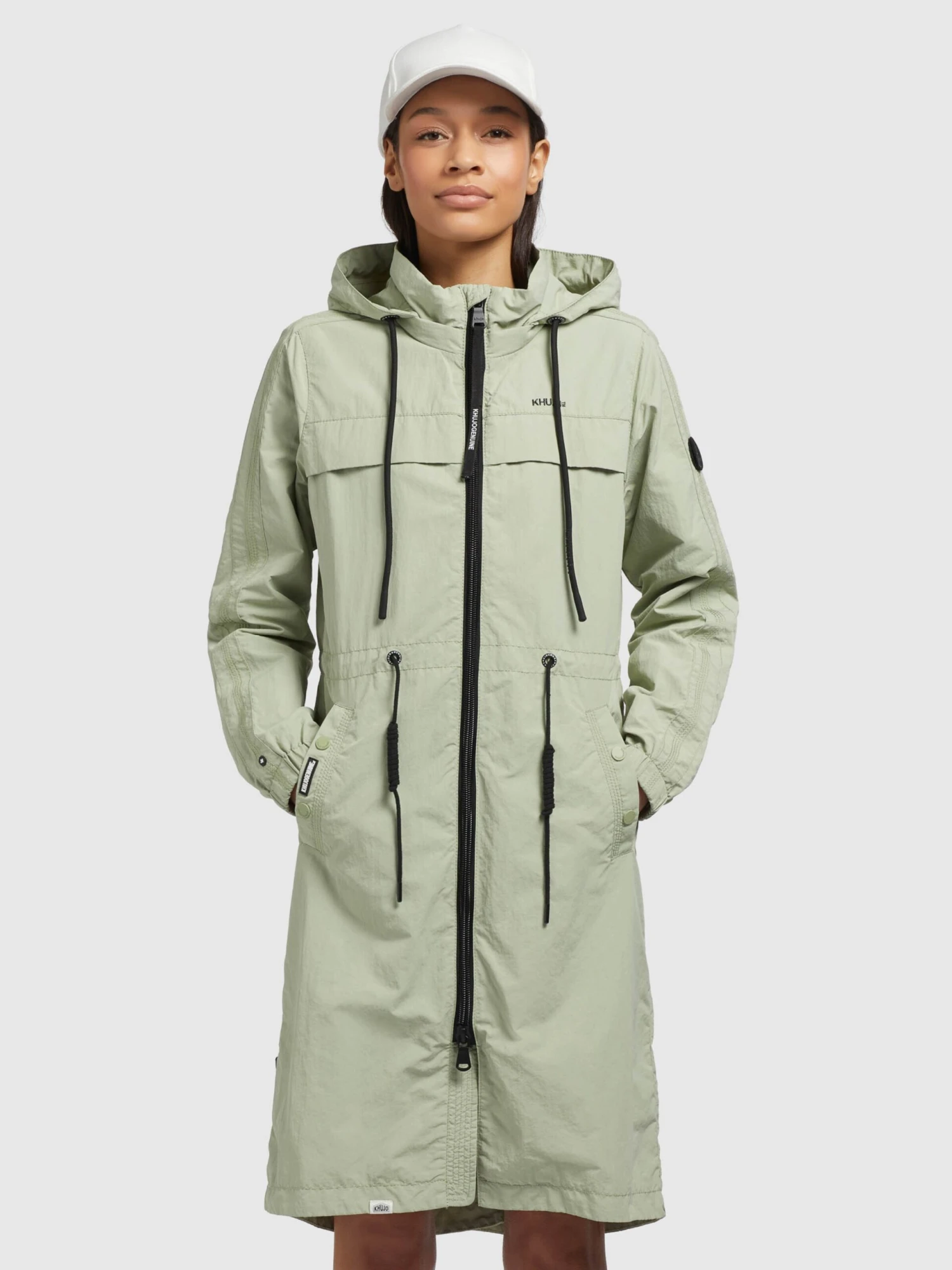 Khujo Manteaux De Mi-saison Manteau Mi-saison Voya3 Femme Pomme 2 Khujo Manteaux De Mi-saison Manteau Mi-saison Voya3 Femme Pomme - Image 2