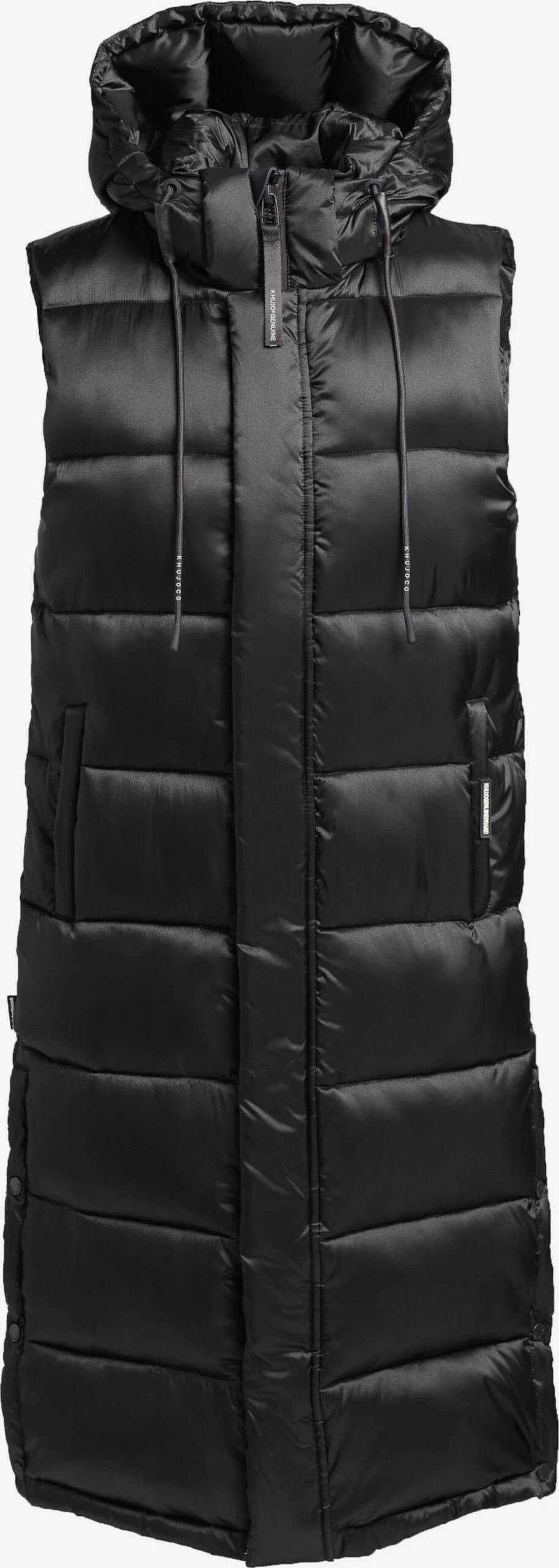 Khujo Vestes Sans Manches Gilet Tourin Femme Noir 1 Khujo Vestes Sans Manches Gilet Tourin Femme Noir
