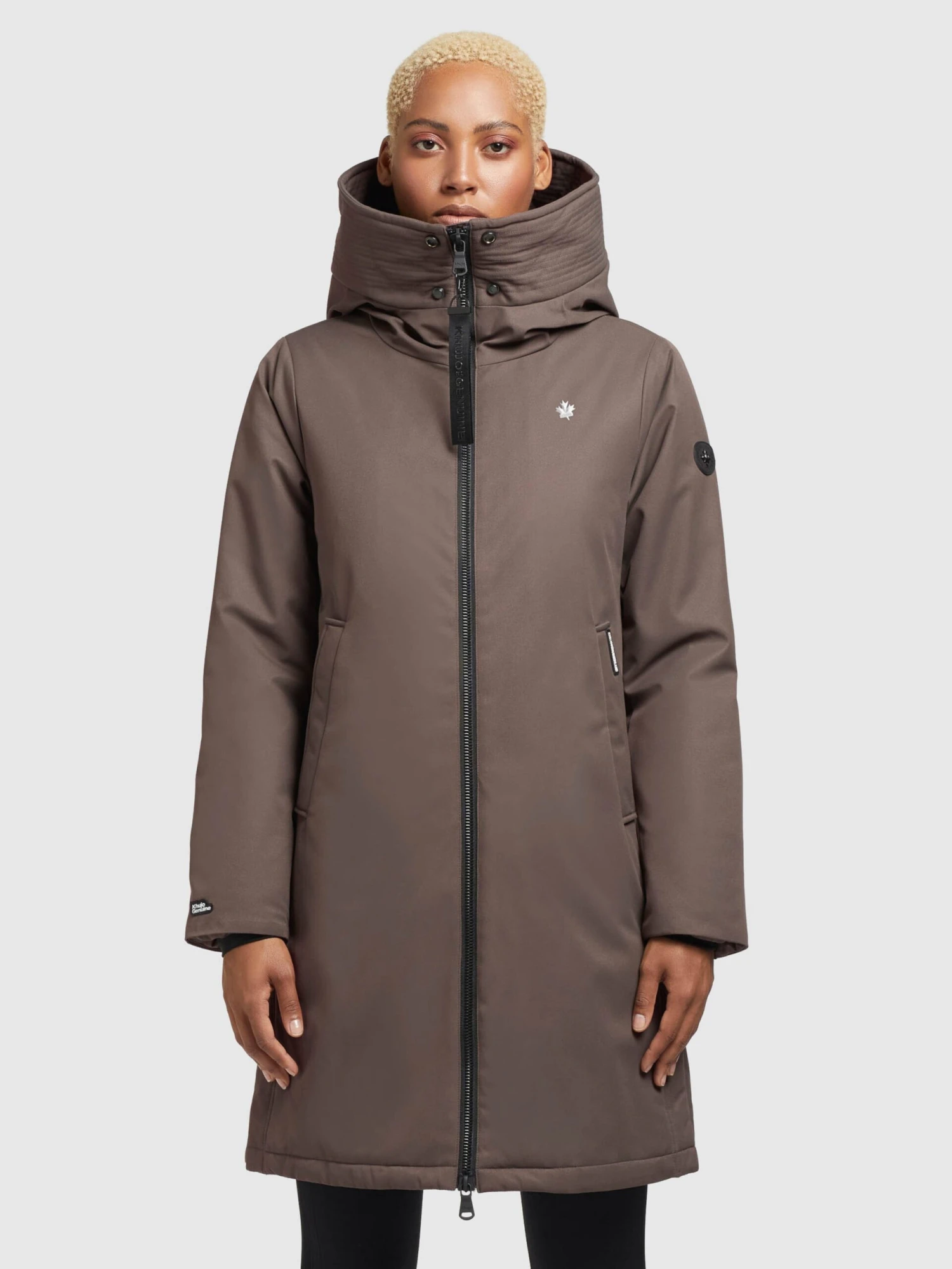 Khujo Manteaux De Mi-saison Manteau Mi-saison Lisad Femme Moka 2 Khujo Manteaux De Mi-saison Manteau Mi-saison Lisad Femme Moka - Image 2