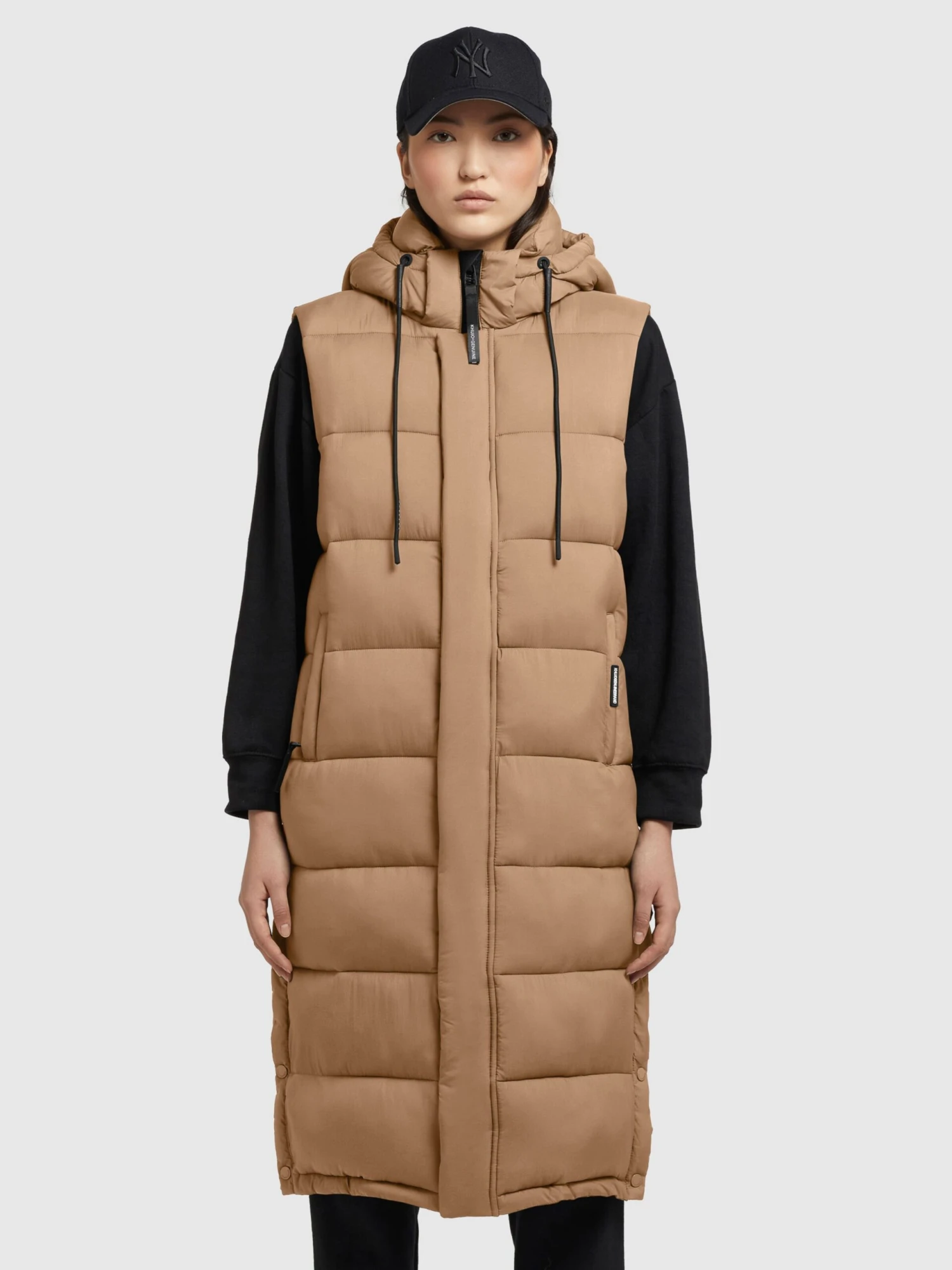 Khujo Vestes Sans Manches Gilet Tourin Femme Noisette 2 Khujo Vestes Sans Manches Gilet Tourin Femme Noisette - Image 2