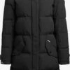 Khujo Manteaux Dhiver Manteau D’hiver Dakota Femme Noir
