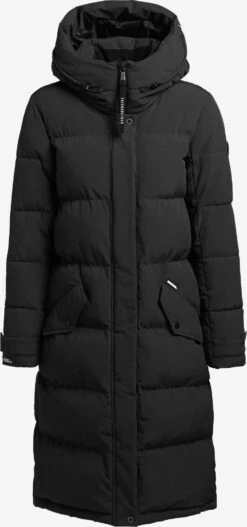 Khujo Manteaux Dhiver Manteau D’hiver Dakota Femme Noir