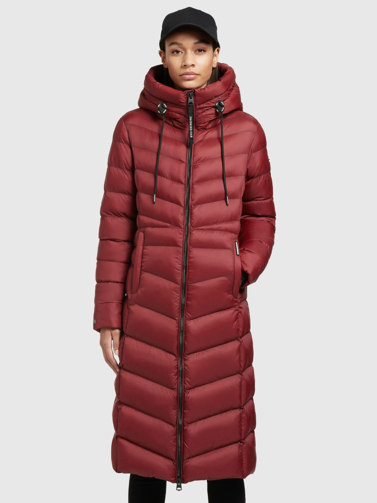 Khujo Vestes Dhiver Veste D’hiver Ingram Shine Femme Rouge Foncé 2 Khujo Vestes Dhiver Veste D’hiver Ingram Shine Femme Rouge Foncé - Image 2
