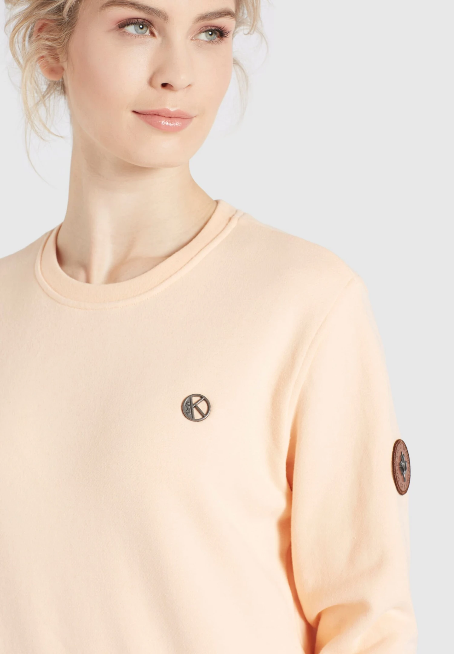 Khujo Sweats Sweat-shirt Lisel Femme Abricot 7 Khujo Sweats Sweat-shirt Lisel Femme Abricot - Image 7