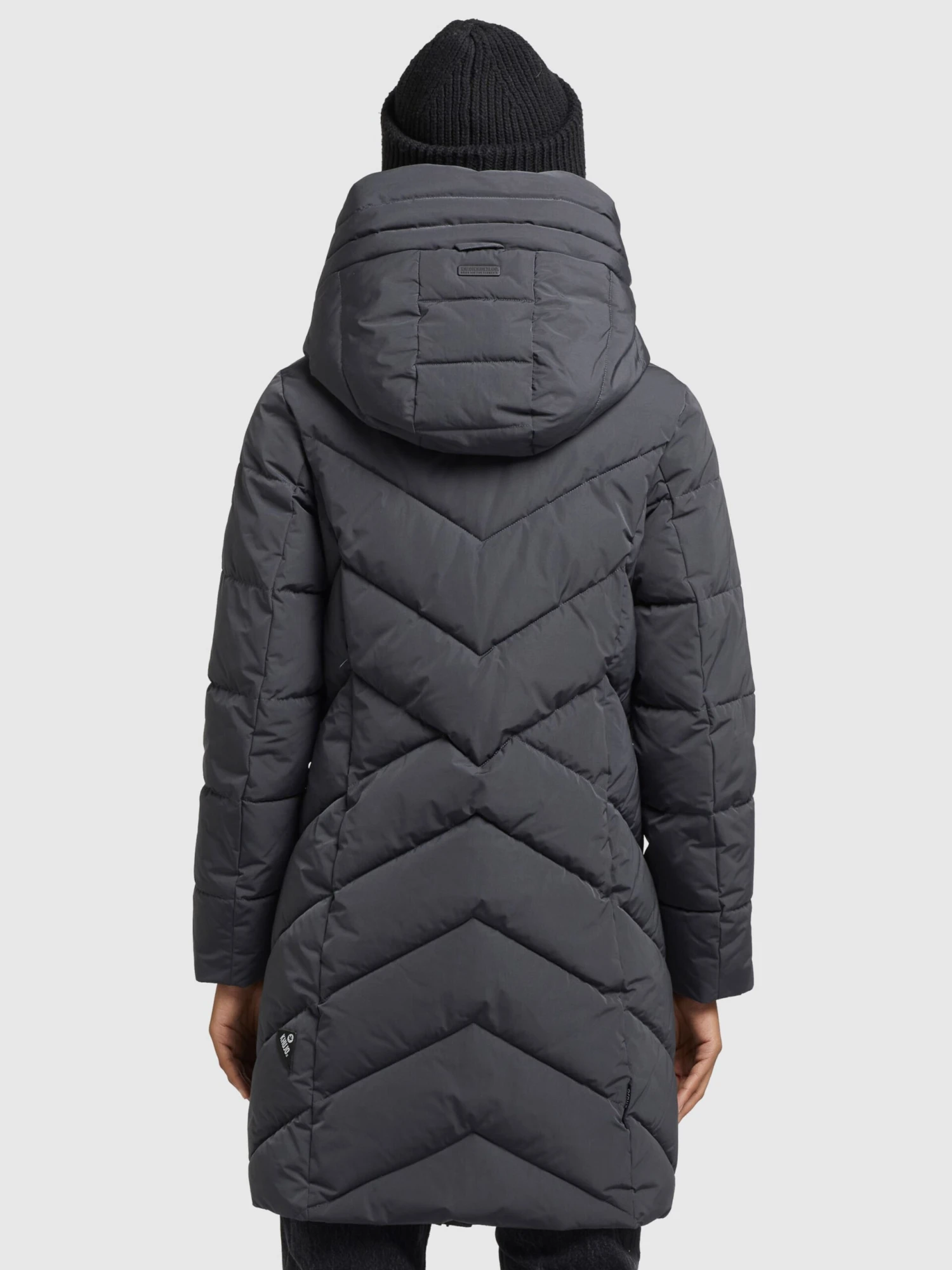 Khujo Manteaux Dhiver Manteau D’hiver Formin Femme Graphite 4 Khujo Manteaux Dhiver Manteau D’hiver Formin Femme Graphite - Image 4