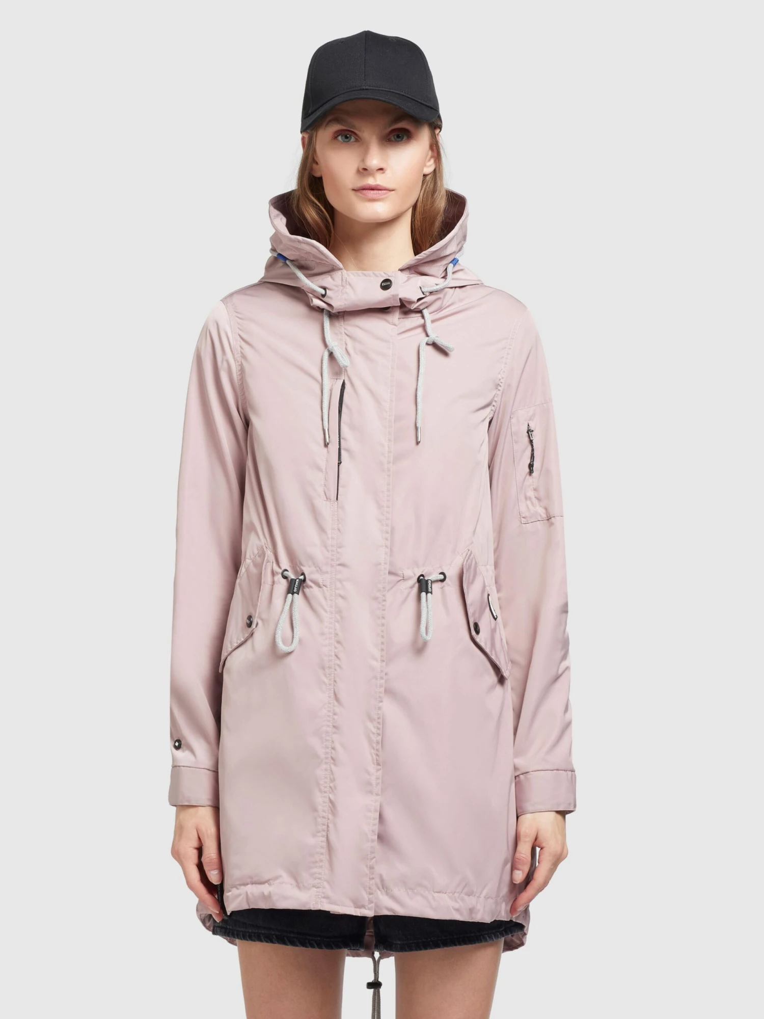 Khujo Parkas Parka Mi-saison DAYES Femme Rose 2 Khujo Parkas Parka Mi-saison DAYES Femme Rose - Image 2