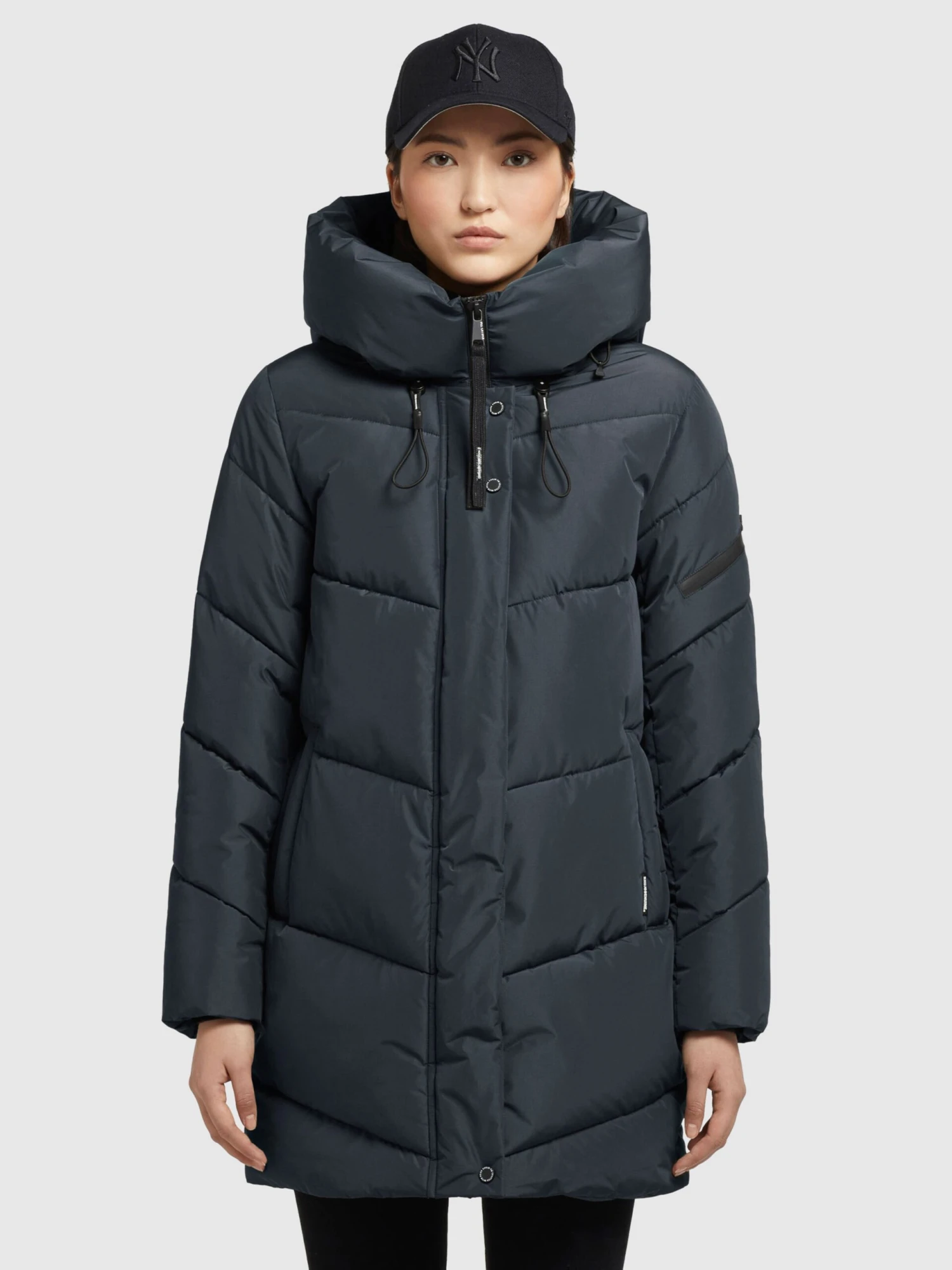 Khujo Vestes Dhiver Veste D’hiver Jordis 4 Femme Bleu Foncé 2 Khujo Vestes Dhiver Veste D’hiver Jordis 4 Femme Bleu Foncé - Image 2