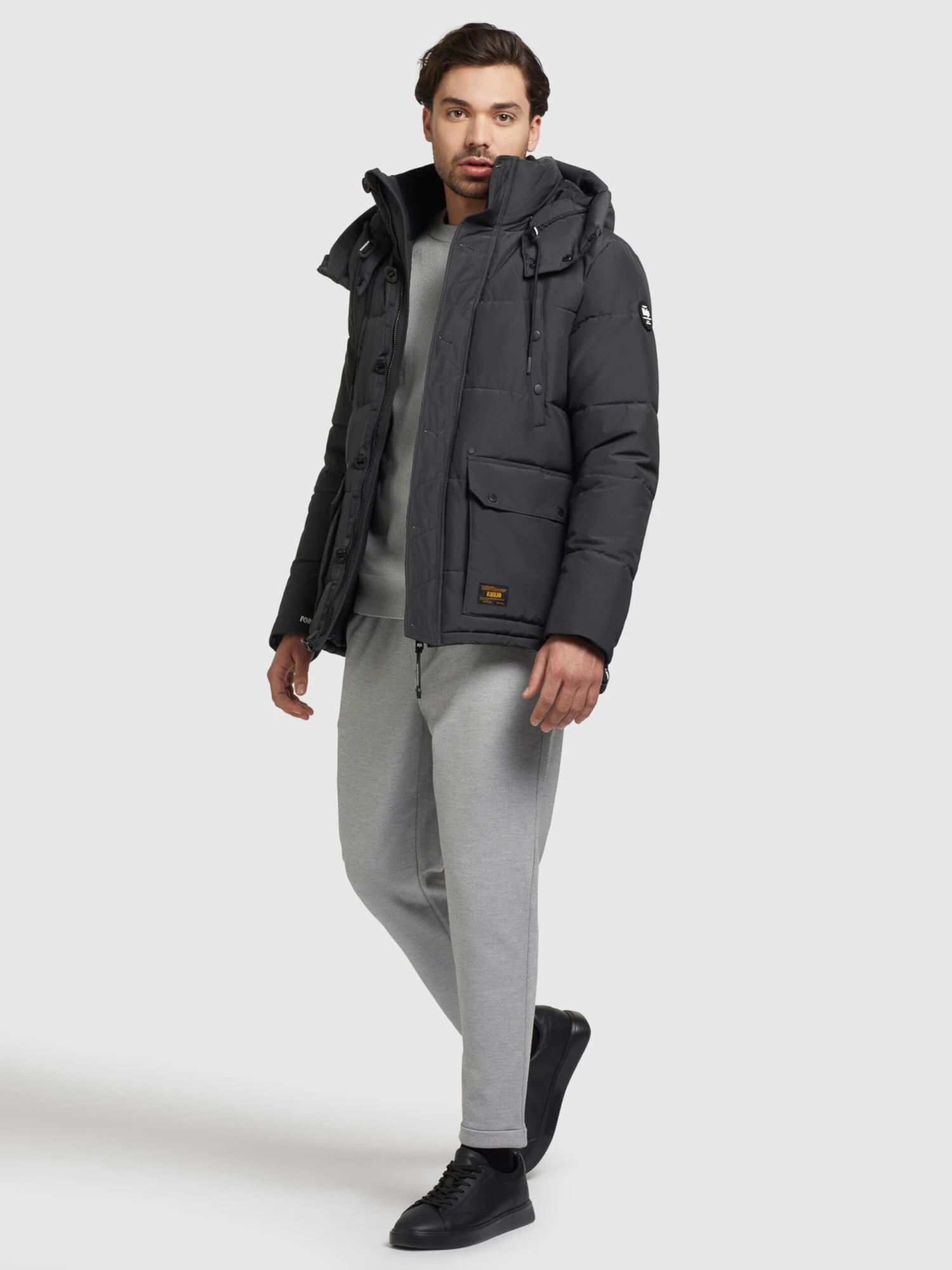 Khujo Vestes Dhiver Veste D’hiver Primero Homme Gris Foncé 3 Khujo Vestes Dhiver Veste D’hiver Primero Homme Gris Foncé - Image 3