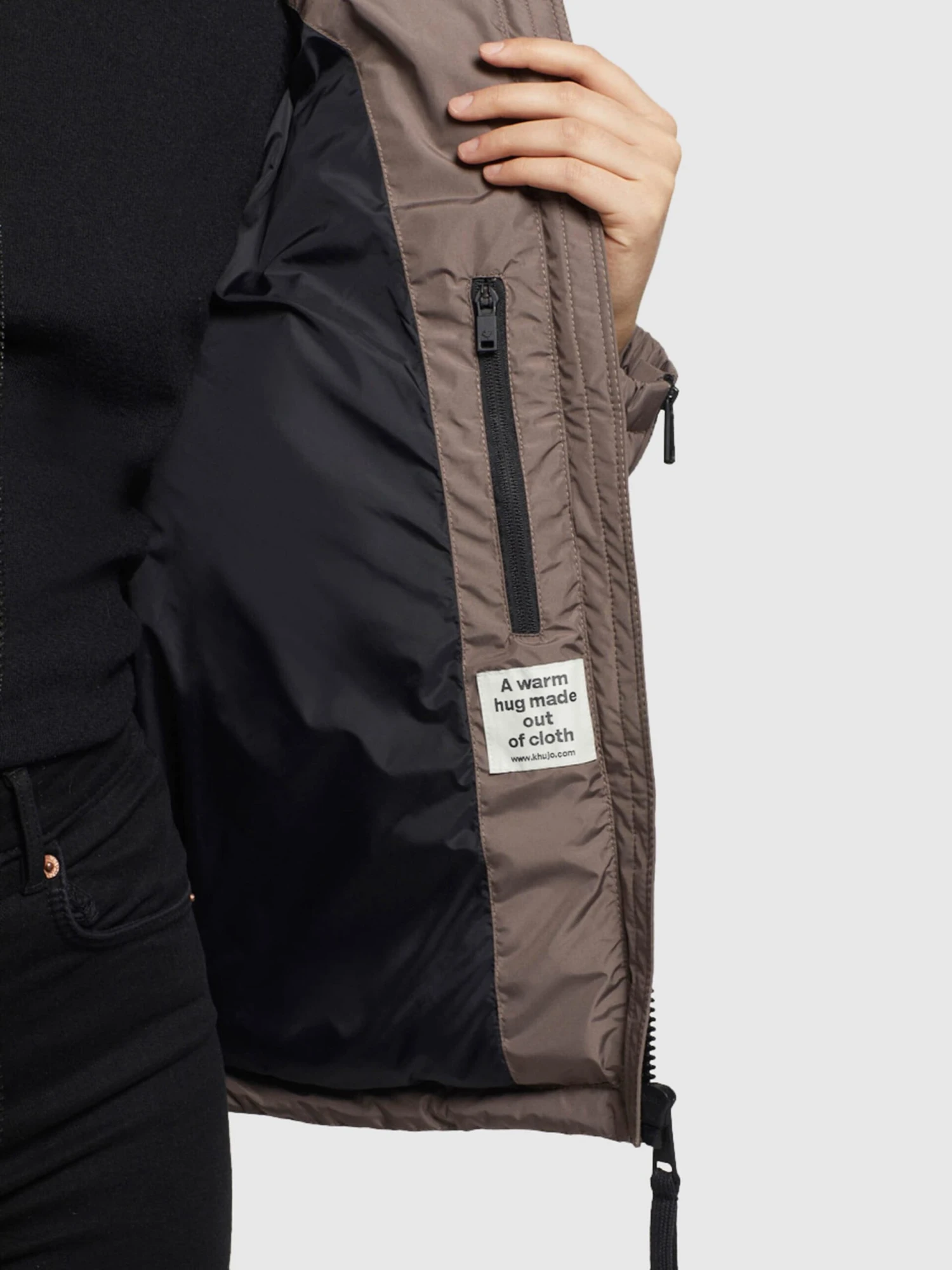 Khujo Vestes Dhiver Veste D’hiver Esila Femme Moka 8 Khujo Vestes Dhiver Veste D’hiver Esila Femme Moka - Image 8