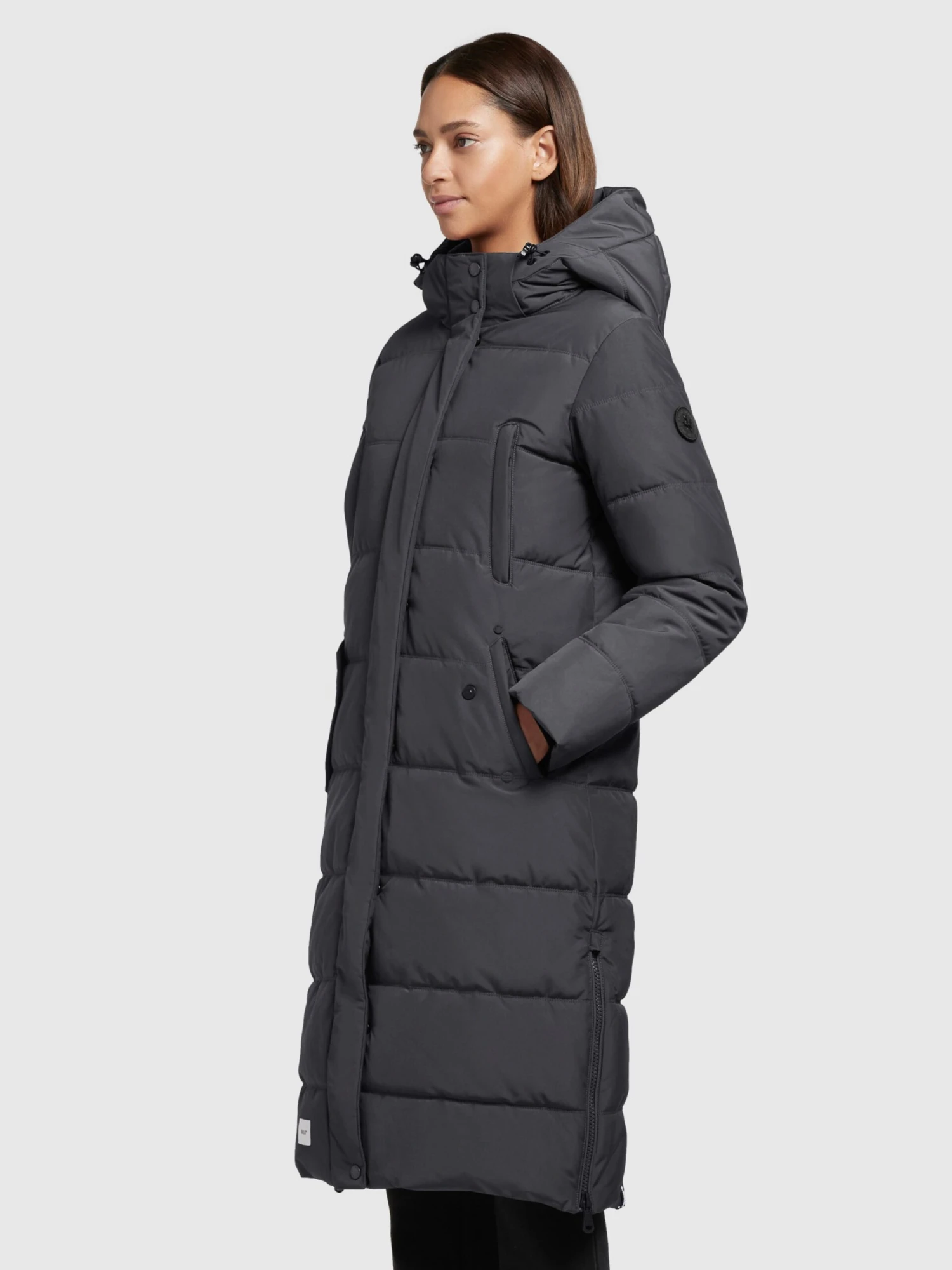 Khujo Manteaux Dhiver Manteau D’hiver Kleo Femme Gris Foncé 5 Khujo Manteaux Dhiver Manteau D’hiver Kleo Femme Gris Foncé - Image 5