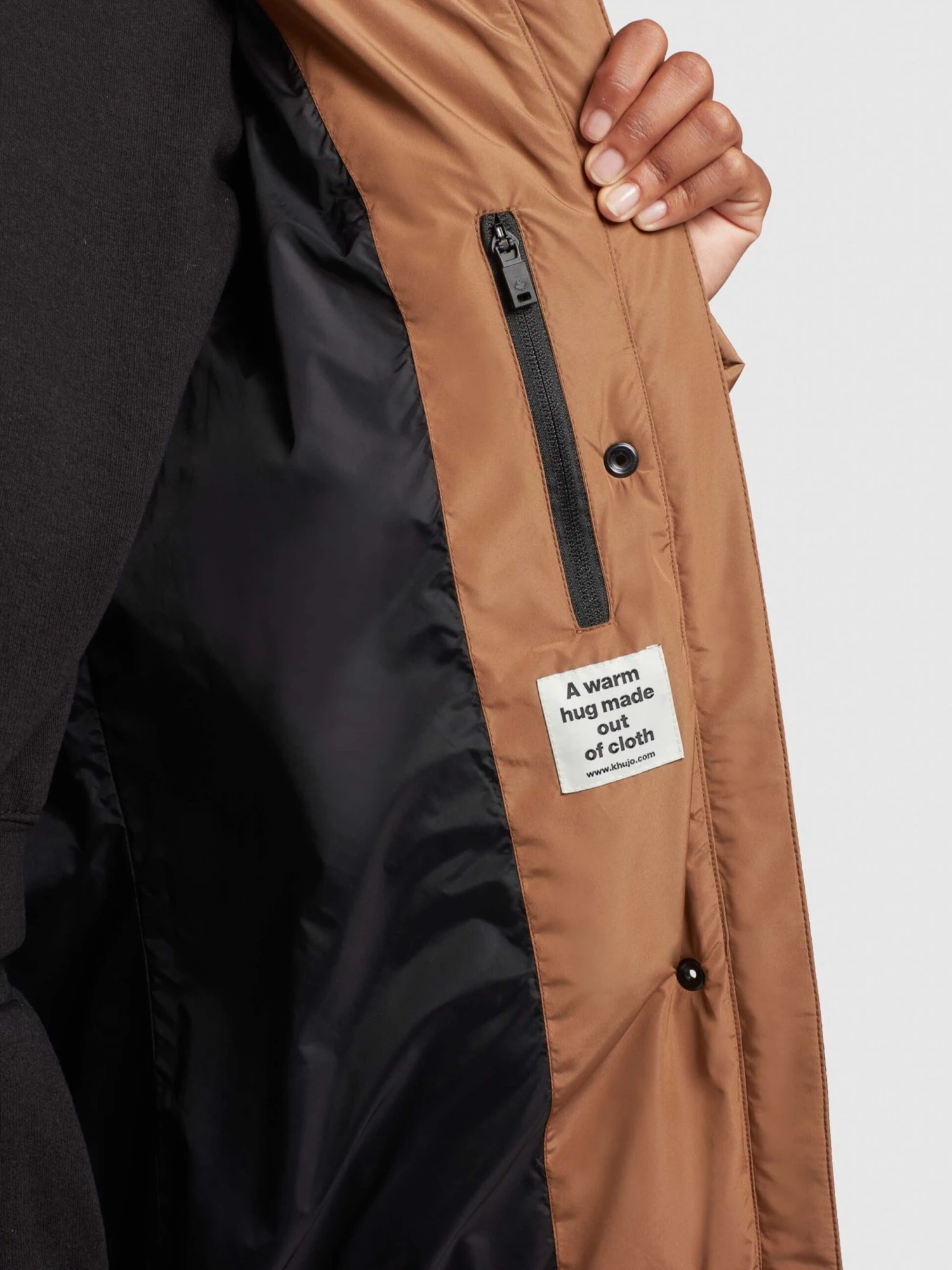 Khujo Manteaux De Mi-saison Manteau Mi-saison Sonje Femme Caramel 8 Khujo Manteaux De Mi-saison Manteau Mi-saison Sonje Femme Caramel - Image 8