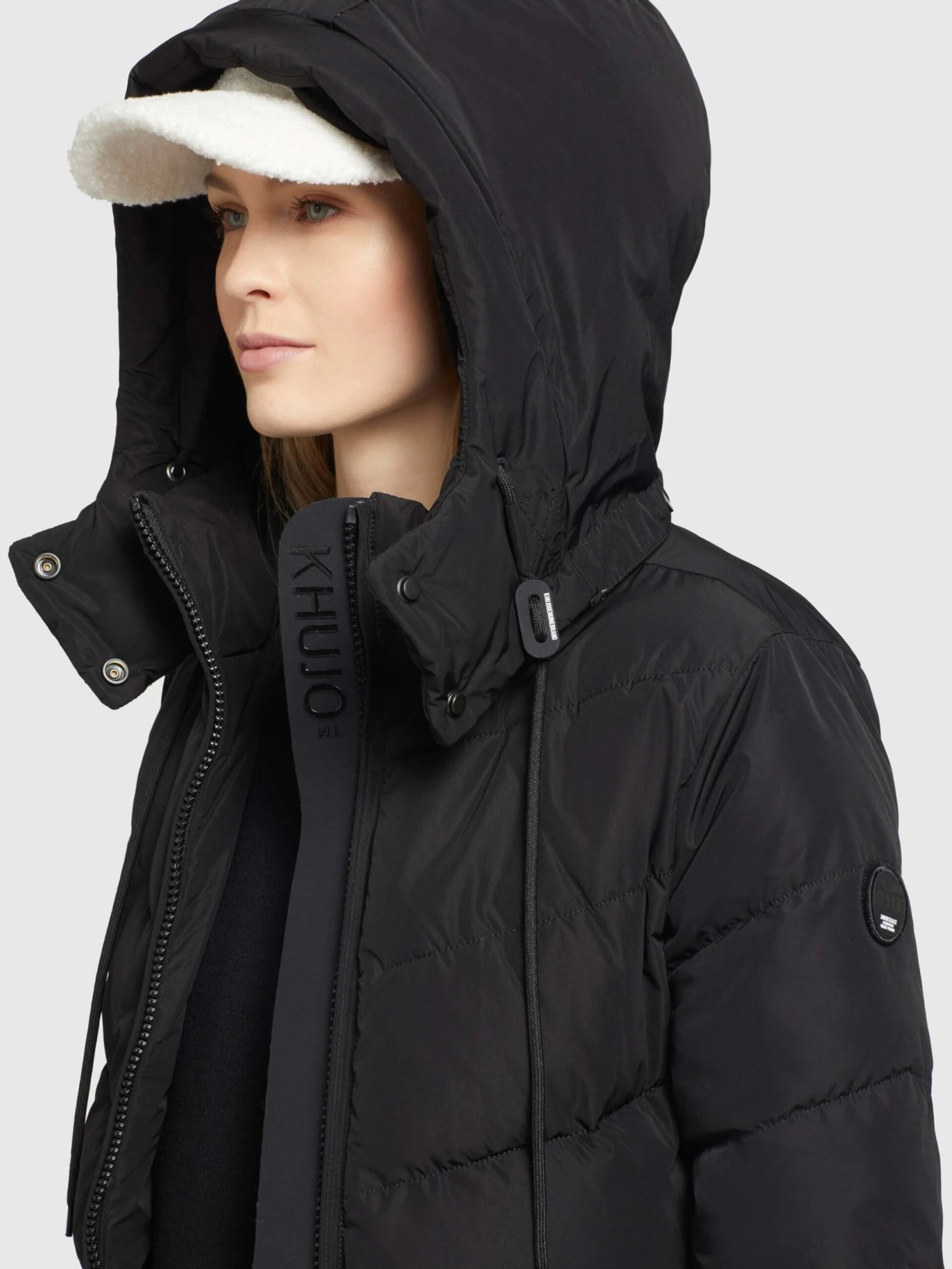 Khujo Manteaux Dhiver Manteau D’hiver Huba Femme Noir 7 Khujo Manteaux Dhiver Manteau D’hiver Huba Femme Noir - Image 7