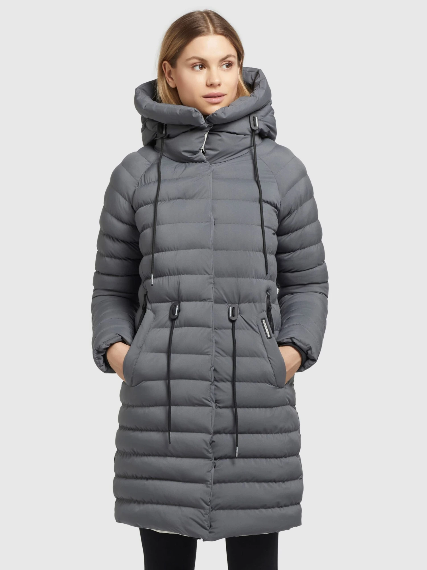 Khujo Manteaux Dhiver Manteau D’hiver Niana Femme Anthracite 2 Khujo Manteaux Dhiver Manteau D’hiver Niana Femme Anthracite - Image 2