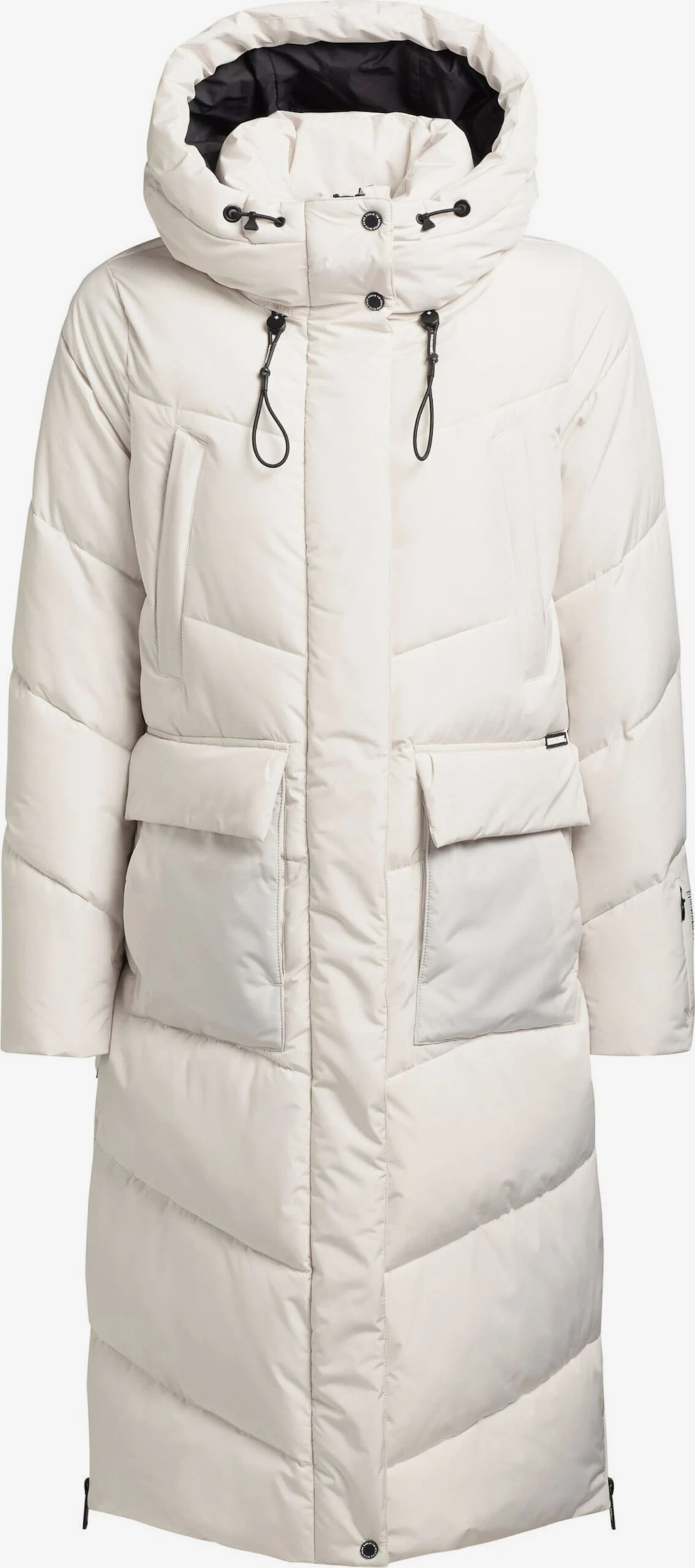 Khujo Manteaux Dhiver Manteau D’hiver Elvita Femme Blanc Cassé 1 Khujo Manteaux Dhiver Manteau D’hiver Elvita Femme Blanc Cassé