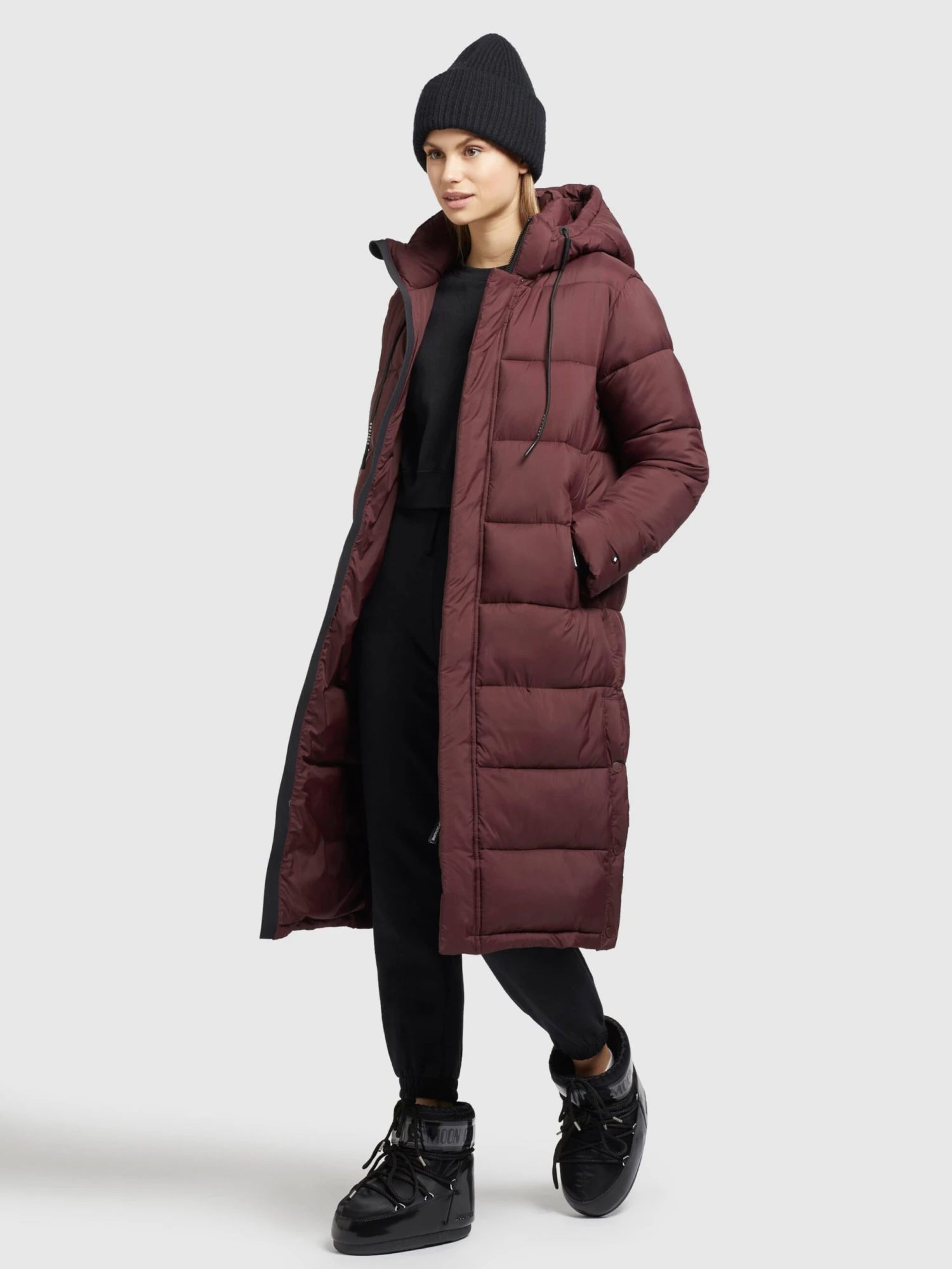 Khujo Manteaux Dhiver Manteau D’hiver Julina Femme Rouge Foncé 2 Khujo Manteaux Dhiver Manteau D’hiver Julina Femme Rouge Foncé - Image 2
