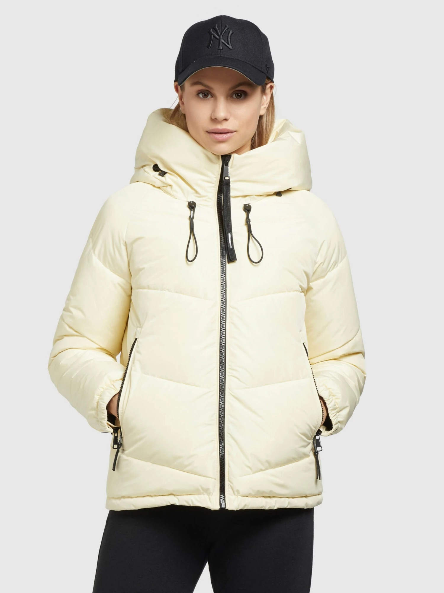 Khujo Vestes Dhiver Veste D’hiver Esila Femme Jaune Pastel 2 Khujo Vestes Dhiver Veste D’hiver Esila Femme Jaune Pastel - Image 2