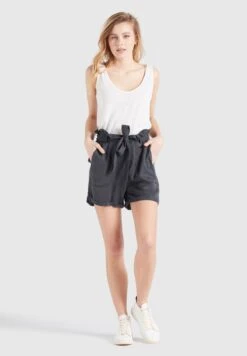 Khujo Shorts Loosefit Pantalon Poppy Femme Gris Foncé -Khujo Boutique dc1413785496933ca195adb733ddfbe6