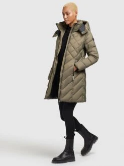 Khujo Manteaux De Mi-saison Manteau Mi-saison Aneth Femme Kaki 13 Khujo Manteaux De Mi-saison Manteau Mi-saison Aneth Femme Kaki -Khujo Boutique dc23bc1f98ea2564ce9231916b785475