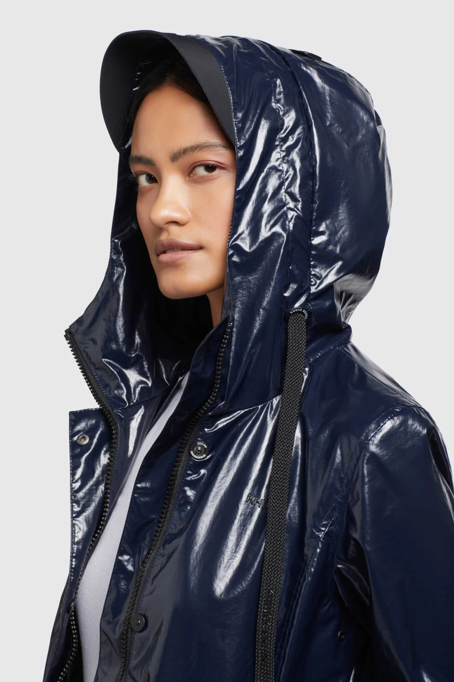 Khujo Manteaux De Pluie Manteau Mi-saison Alecia Femme Bleu Nuit 7 Khujo Manteaux De Pluie Manteau Mi-saison Alecia Femme Bleu Nuit - Image 7