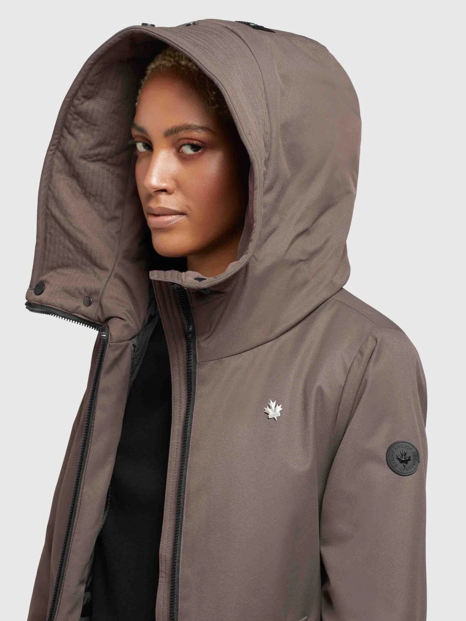 Khujo Manteaux De Mi-saison Manteau Mi-saison Lisad Femme Moka 7 Khujo Manteaux De Mi-saison Manteau Mi-saison Lisad Femme Moka - Image 7